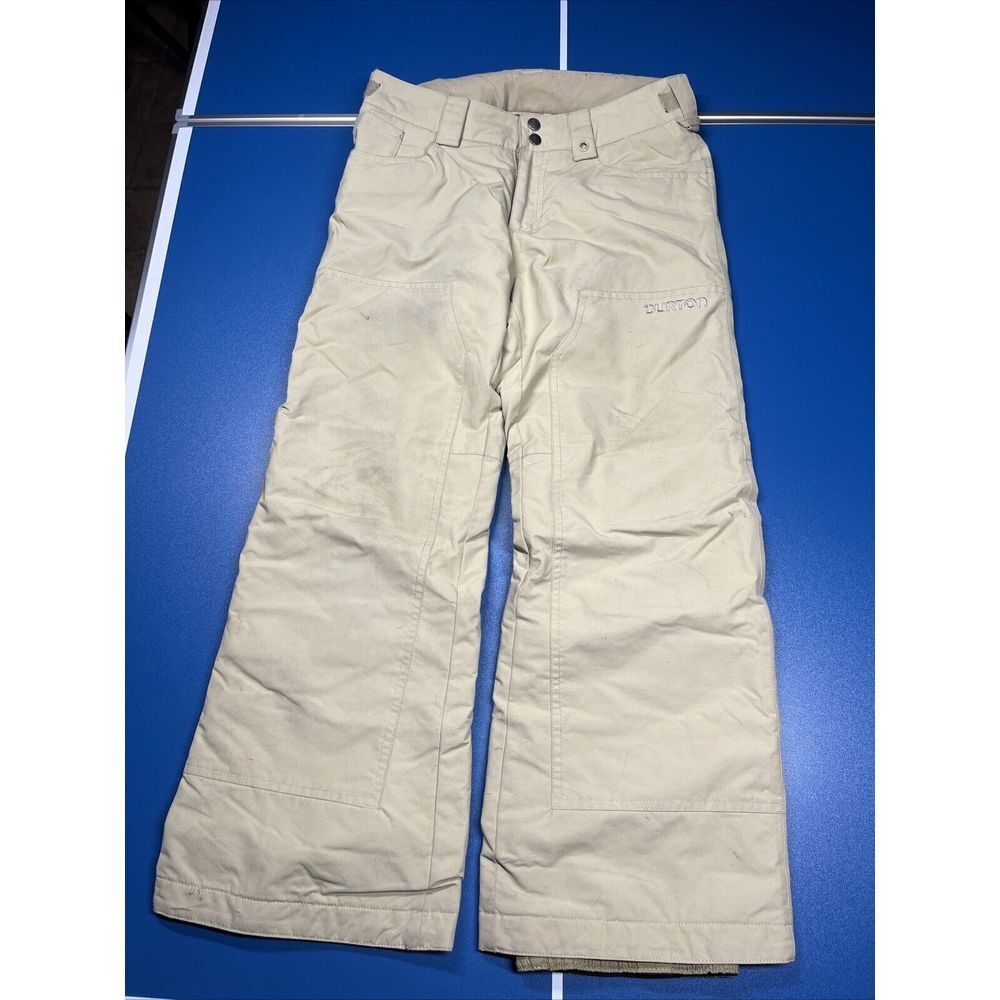 Burton Youth Beige Dry Ride Shawn White Collection Ski Snowboard Pants‎ M 10/12